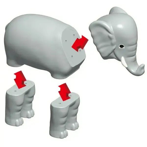 Dzīvnieki Popular Playthings Magnetic Mix or Match Animals Photo 2