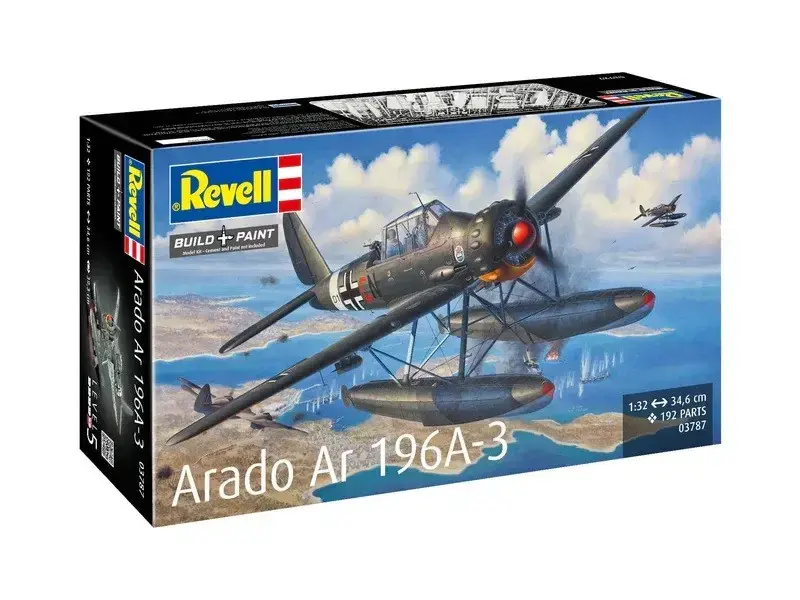 REVELL ARADO AR 196A-3 modelis plastmasa 1:32 Photo 13