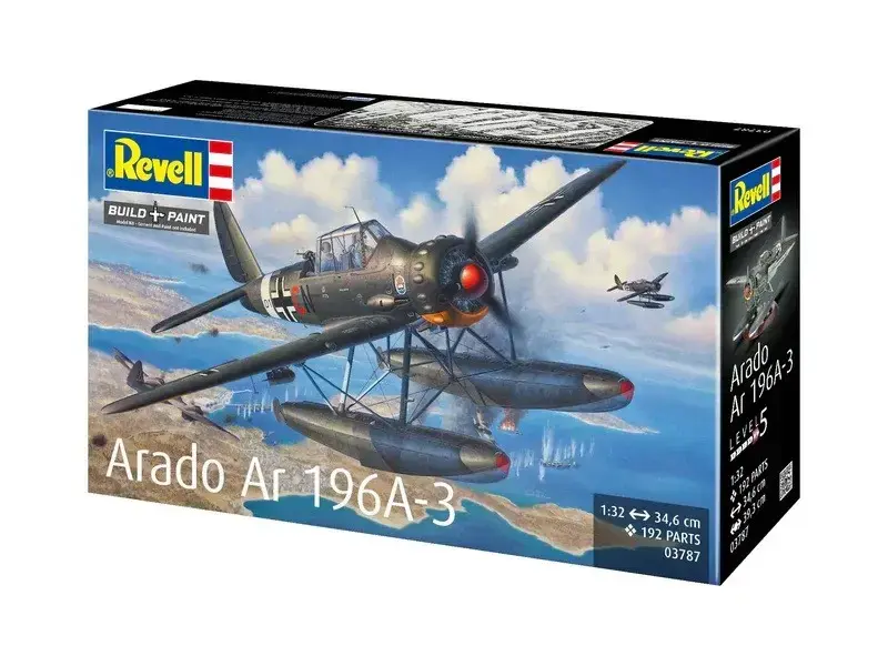 REVELL ARADO AR 196A-3 modelis plastmasa 1:32 Photo 15