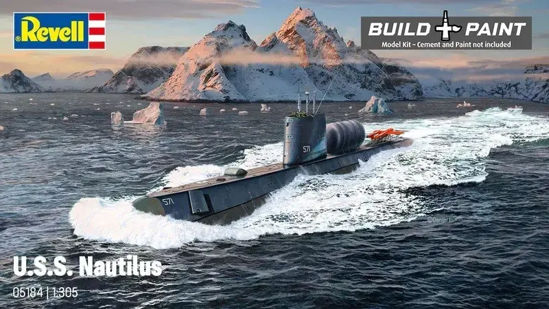 REVELL U.S.S. Nautilus 1:305 пластиковый набор Photo 10