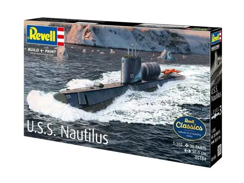 REVELL U.S.S. Nautilus 1:305 пластиковый набор Photo 13