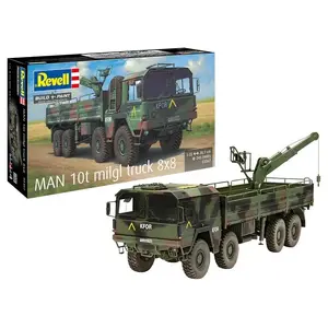 Plastic model kit REVELL Man 10T Milgl 8x8 Truck 1/35 scale