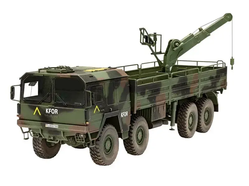 REVELL Man 10T Milgl 8x8 truck model 1/35 Photo 2