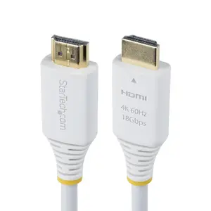 HDMI Cable StarTech.com HDMI2-CABLE-4K60-10W 10ft 4K 60Hz 18Gbps White