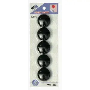 ARGO Magnes 30mm magnetic discs, pack of 5
