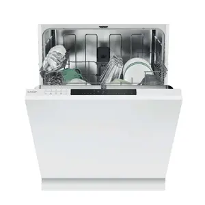 Fully built-in dishwasher Candy RapidÓ CIP 3E7L0W with 13 place settings, 5 programs, energy class E, and 47 dB noise level