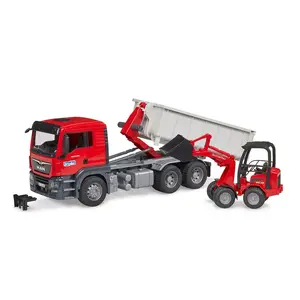 Truck & track set MEGAN BRUDER MAN TGS Truck – plastic, multicolour, for ages 3+