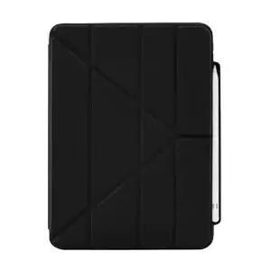 PIPETTO Pencil Shield Case Origami No3 Black for Apple iPad 10.2 (7th Gen, 2022)