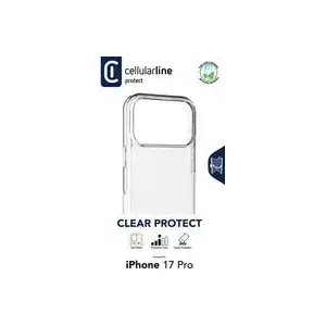Прозрачный защитный чехол Cellularline для iPhone 17 Pro Slim Lightweight