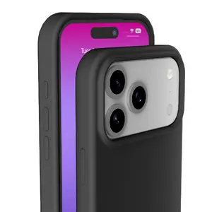 Чехол Cellularline iPhone 17 Pro Max Ультрамягкий силиконовый чехол Черный