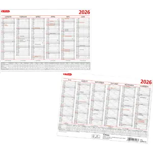 Table calendar HERLITZ A5 2026 – desk calendar A5 format for 2026