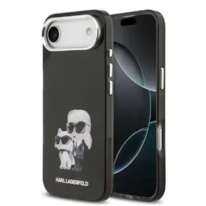 Силиконовый чехол Karl Lagerfeld для iPhone Air Aquarelle K&C Logo черный