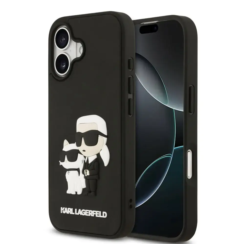 Aizsargājošs 3D gumijas vāciņš Karl Lagerfeld