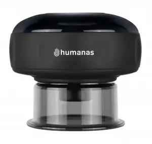 Baņķu terapijas ierīce Humanas BB01 Plus Black – elektriskais vakuuma masieris, modelis BB01 Plus