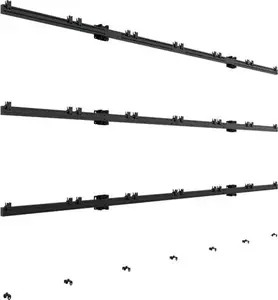 Wall mount B-TECH BTXPS27-W6X6/B for 27" universal 6x6 dvLED videowall