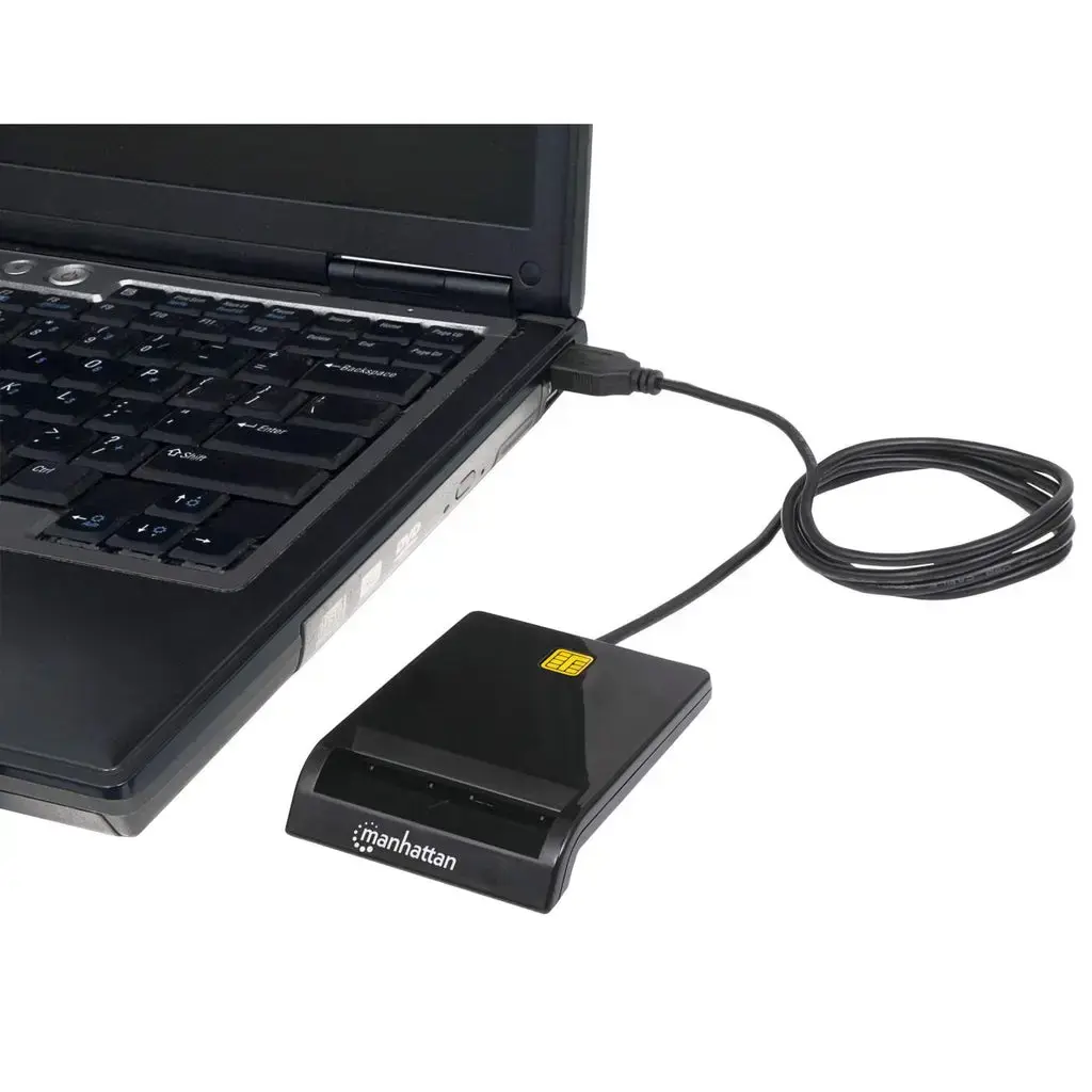 USB-A Contact Smart Card Reader Manhattan Photo 4