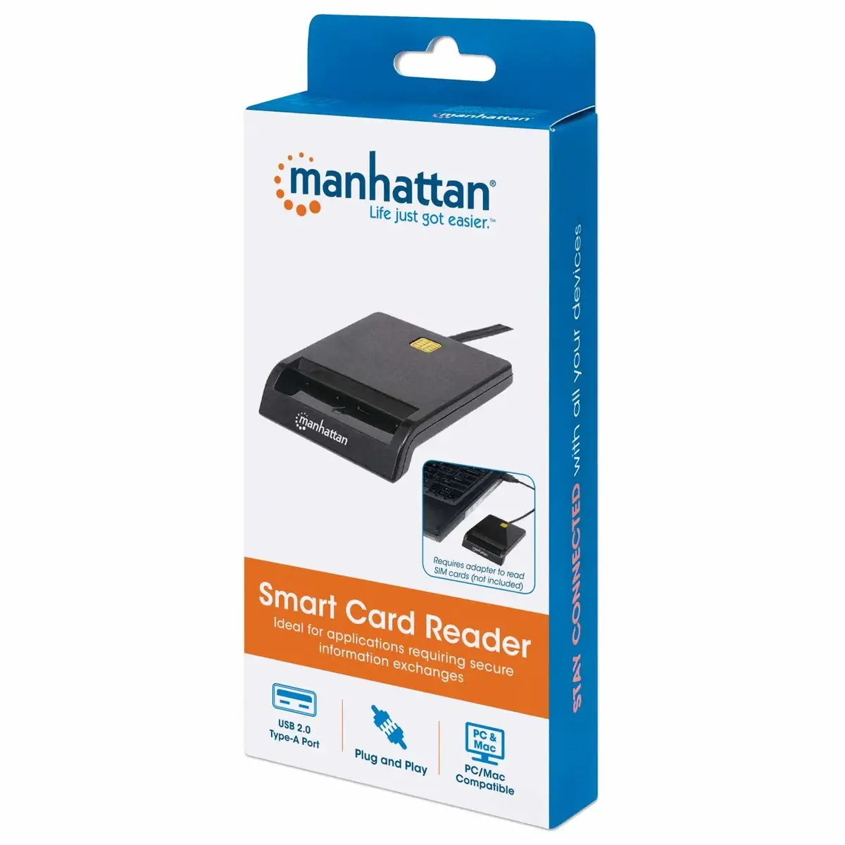 USB-A Contact Smart Card Reader Manhattan Photo 5