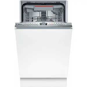 Built-in dishwasher Bosch Serie 4 SPV4EMX25E, slim 45 cm, 10 place settings, stainless steel tub, 6 programs, 44 dB
