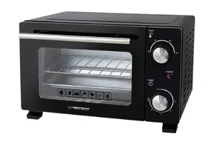 Mini oven ESPERANZA EKO007N, 10 L, 800 W, black, max 250°C, mechanical timer 30 min