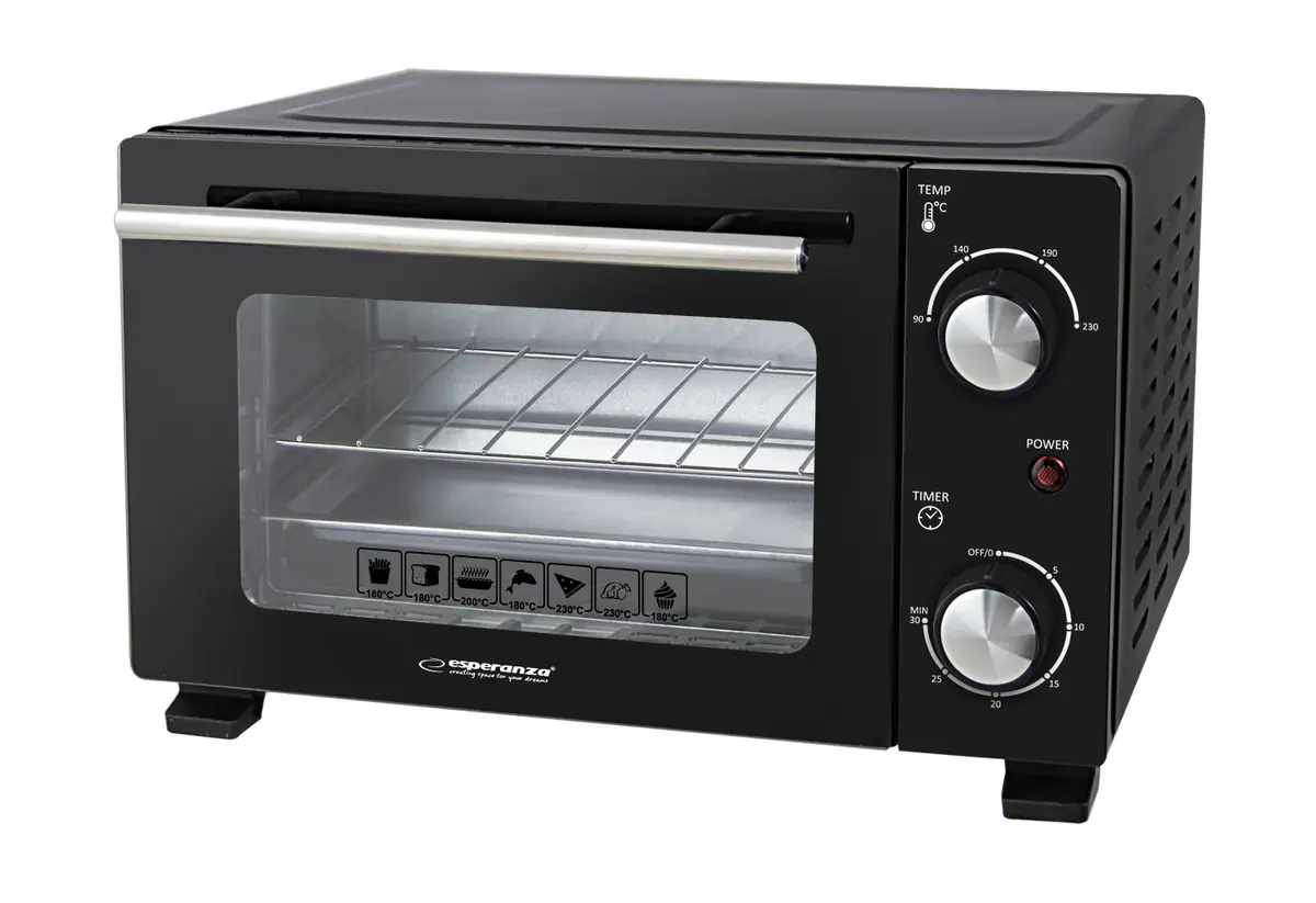 Mini cepeškrāsns ESPERANZA EKO007N — 10 l, 800 W Photo 6
