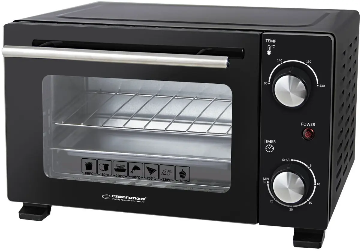 Mini cepeškrāsns ESPERANZA EKO007N — 10 l, 800 W Photo 11