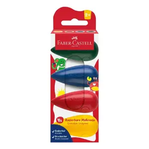 Мелки для письма Faber-Castell 120408 Синий Зеленый Красный Желтый 4 шт