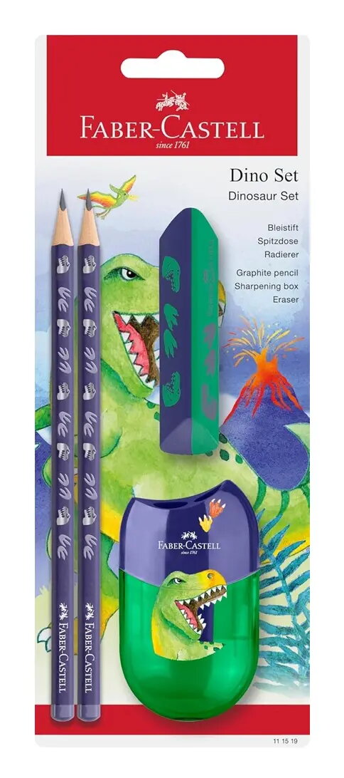 Faber-Castell 111519 Trīsstūra grafīta zīmuļu komplekts
