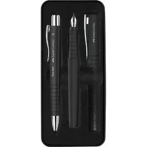Шариковая ручка и Ручка-автомат Faber-Castell Poly Ball Set Black 3 шт