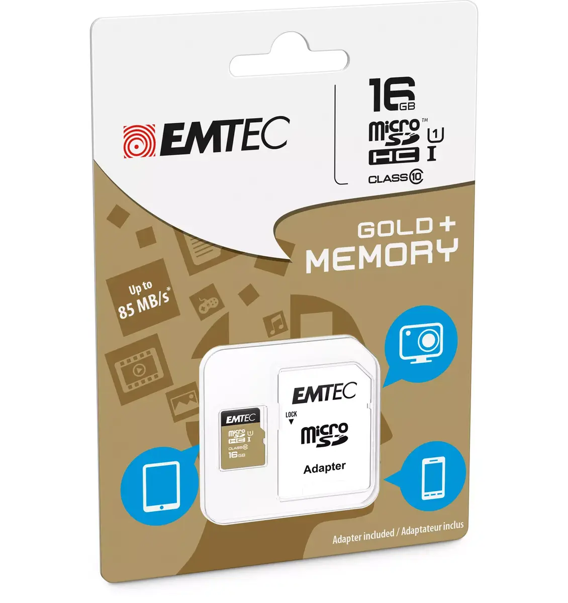 Флеш-память Emtec 16GB ECMSDM16GHC10GP Photo 2