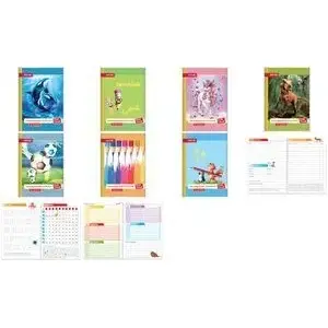 Notebook ROTH T‑Rex World, lined, DIN A5, 96 sheets