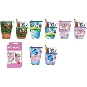 Пенал ROTH Unicorn Beauty Design 13.5 x 6.0 см, тканевый одноотсекный чехол