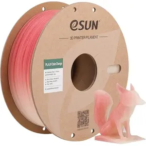 PLA materiāls eSun 1.75 mm sarkans 1 kg (PLA-UV CC175UV-R1P1)