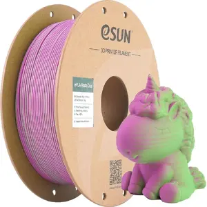 Филамент для 3D-принтера eSun PLA MATTE DUAL 1.75 мм зелёный/розовый 1 кг