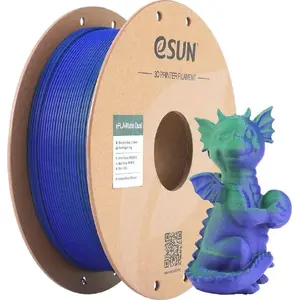 Филамент для 3D-принтера eSun PLA Matte Dual 1.75 мм, зелёный/синий, 1 кг