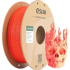 3D Printer Filament eSun PLA MATTE DUAL 1.75 mm — Red & Yellow, 1 kg spool set