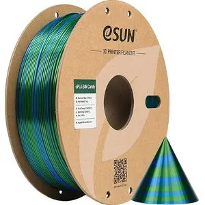 3D drukas diega eSun EPLA-SILK CANDY175UG1 1.75 mm Zili-zaļš 1 kg