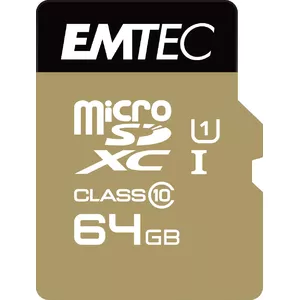 Emtec microSD Class10 Gold+ 64GB MicroSDXC Klases 10