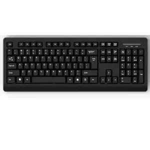 MediaRange MROS109 Keyboard Office USB QWERTZ German Black Full-size 105 Keys