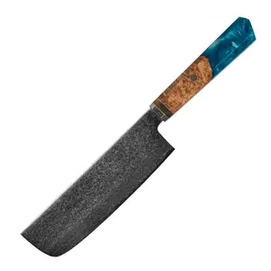 Nakiri nazis Usugiri JH-D-015 damaskas tērauds 7.3 collas