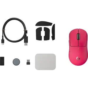 Беспроводная игровая мышь Logitech PRO X SUPERLIGHT 2C Розовая
