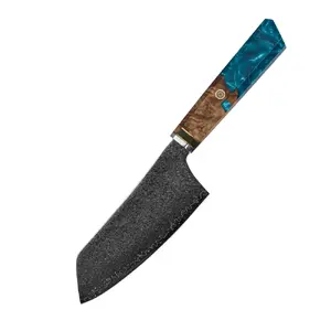 Chopping knife Usugiri JH-D-015 Damascus Steel 6.1 inch blade