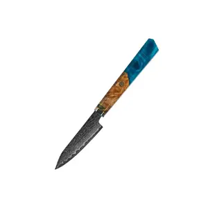 Paring Knife Usugiri JH-D-015 3.5" Damascus Steel, compact kitchen parer
