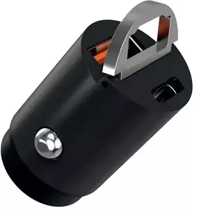 Auto lādētājs Quick QC-410 USB-C un USB 35W — divu portu 35 W automašīnas barošanas adapteris