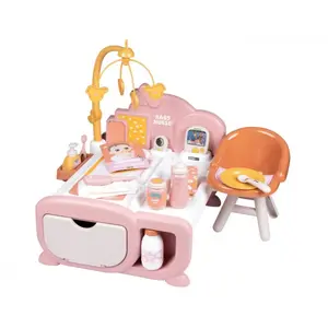 Pārnēsājams regulējams Baby Cocoon komplekts 3‑1, SMOBY 7600220393 — pārnēsāšana, šūpošana un gultiņa lellēm