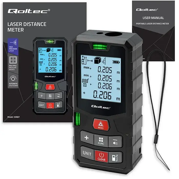 Laser distance meter QOLTEC 50687 120 m Photo 6
