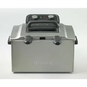 Deep fryer SENCOR FRI2203E — 5 L capacity, 3000 W, freestanding, black stainless steel