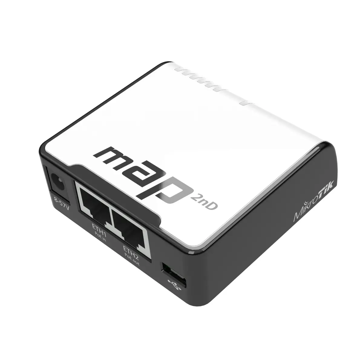 Mikrotik mAP Black White Power over Ethernet PoE Photo 2