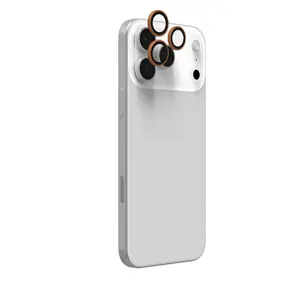 Защита объектива InvisibleShield Glass Elite Zagg для iPhone 17 Pro/17 Pro Max Оранжевый Пыле-Ударо-Царапиноустойчивая