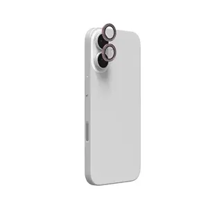 InvisibleShield Glass Elite Защита объектива CameraRings для Apple 17/16/16+ Розовый блеск Пылеустойчивый Ударопрочный Царапиноустойчивый