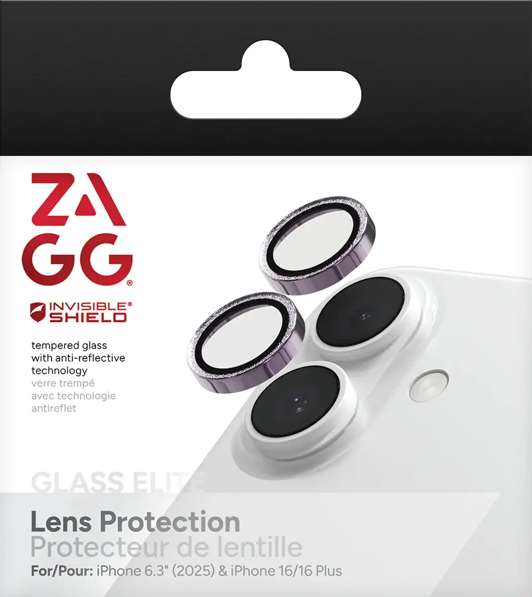 InvisibleShield Glass Elite Objektīva aizsardzība Zagg iPhone 17/16/16+ Photo 4